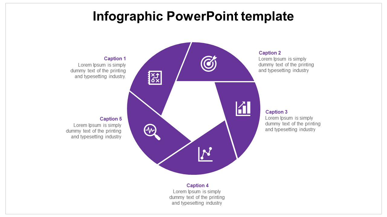 Infographic Powerpoint Template-purple